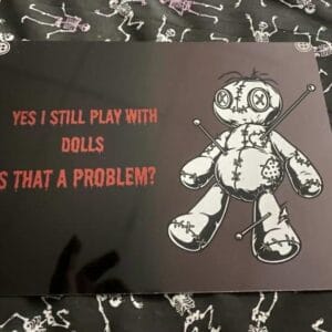 Still Play with Dolls Sign
