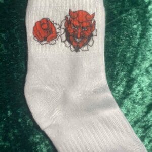 Proper gander devil socks