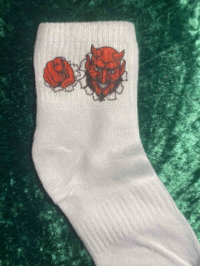 Proper gander devil socks