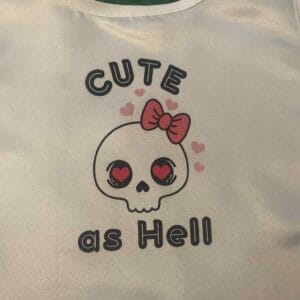 Cute as Hell Baby Bib