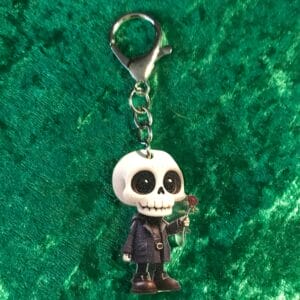 Rose Skeleton Keyring
