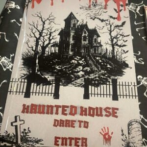 Haunted house sign