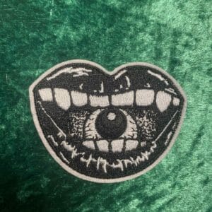 Eyeball in mouth patch