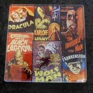 Vintage Monster Glass Coaster