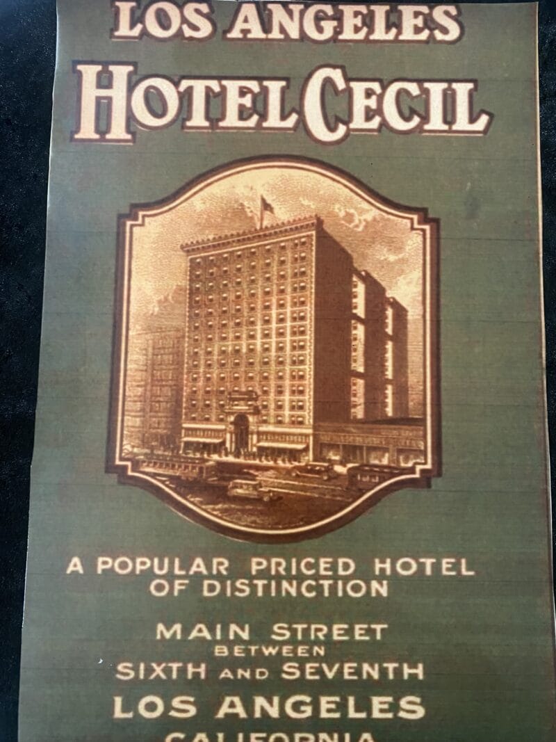 Hotel Cecil Sign