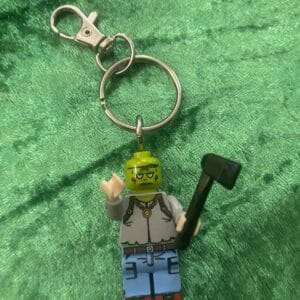 Green Monster Keyring