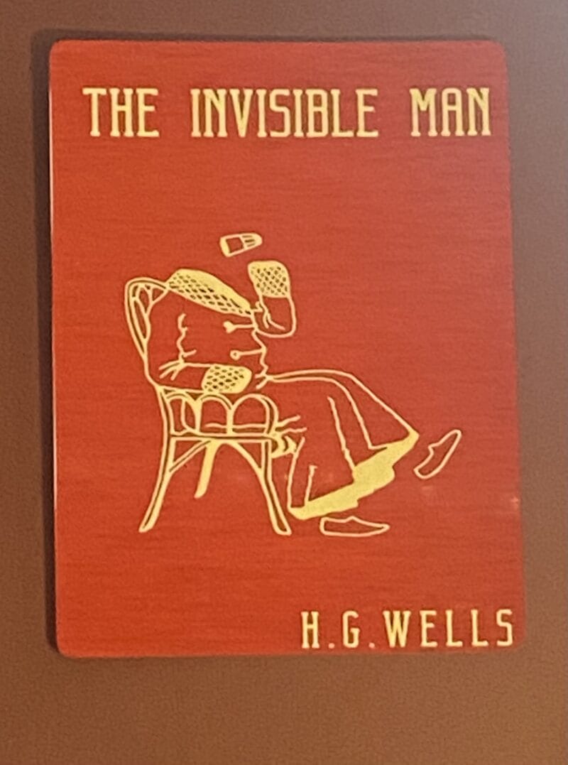 The Invisible Man Metal Sign