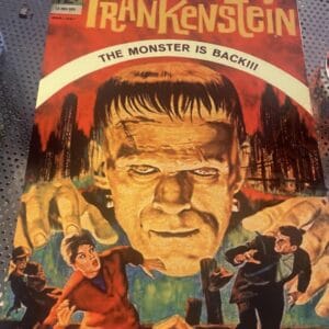 Frankenstein Metal Sign