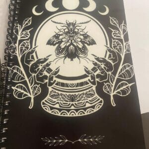 Moth Crystal Ball Notebook