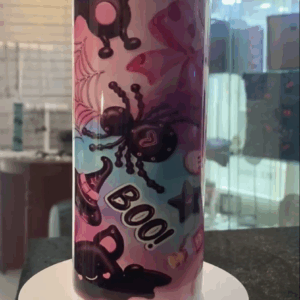 Pink Spooky Tumbler