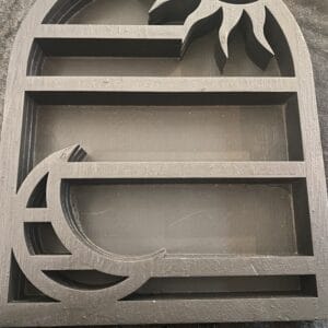 Moon and sun shelf