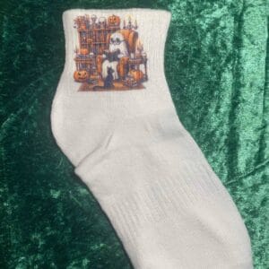 Ghost reading socks