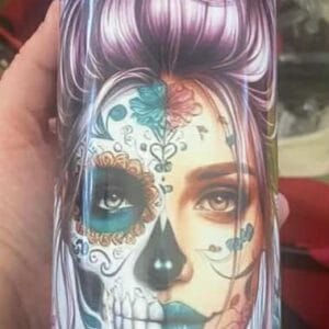 Half Skeleton Tumbler