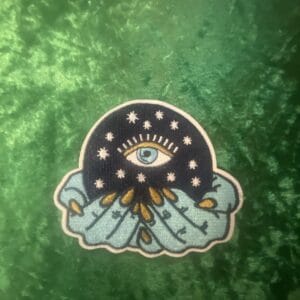 Crystal ball eye patch