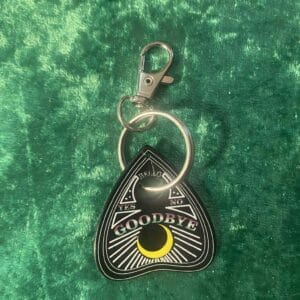 Goodbye Ouija Plec Keyring