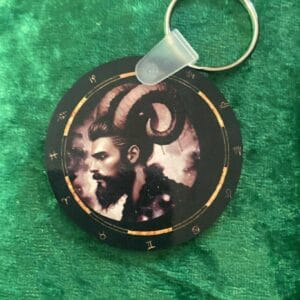 Male Aries Zodiac Keyring
