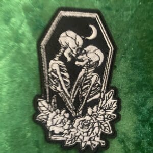 Romantic skeleton patch