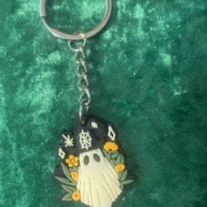 Garden Ghost Keyring