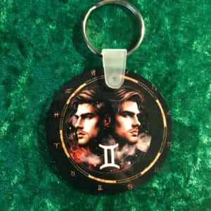 Male Gemini Zodiac Keyrings
