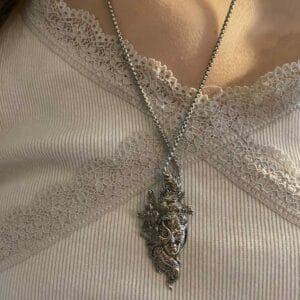 Masked Face Necklace
