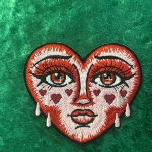 Pretty heart patch