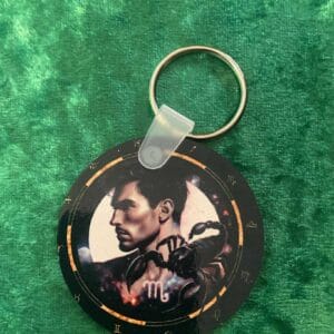 Male Scorpio Zodiac Keyring
