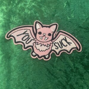 You suck bat patch