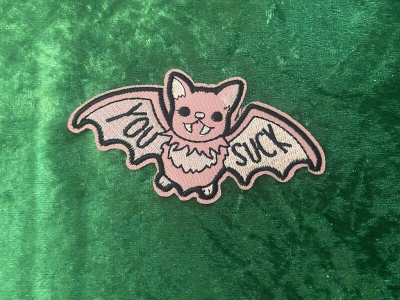 You suck bat patch