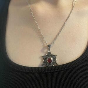 Red Pendant Necklace