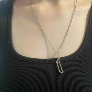 Handsaw Necklace