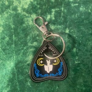 Bat Ouija Plec Keyring