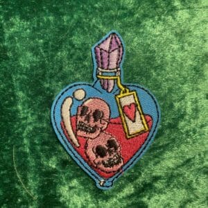 Poison bottle patch