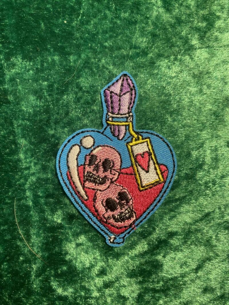 Poison bottle patch