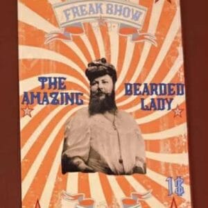 Bearded lady sign