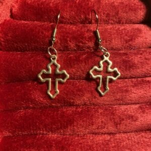 Cross earrings