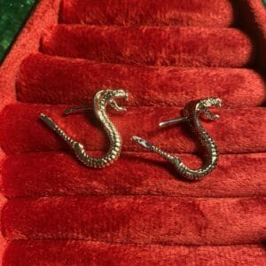 Snake earrings