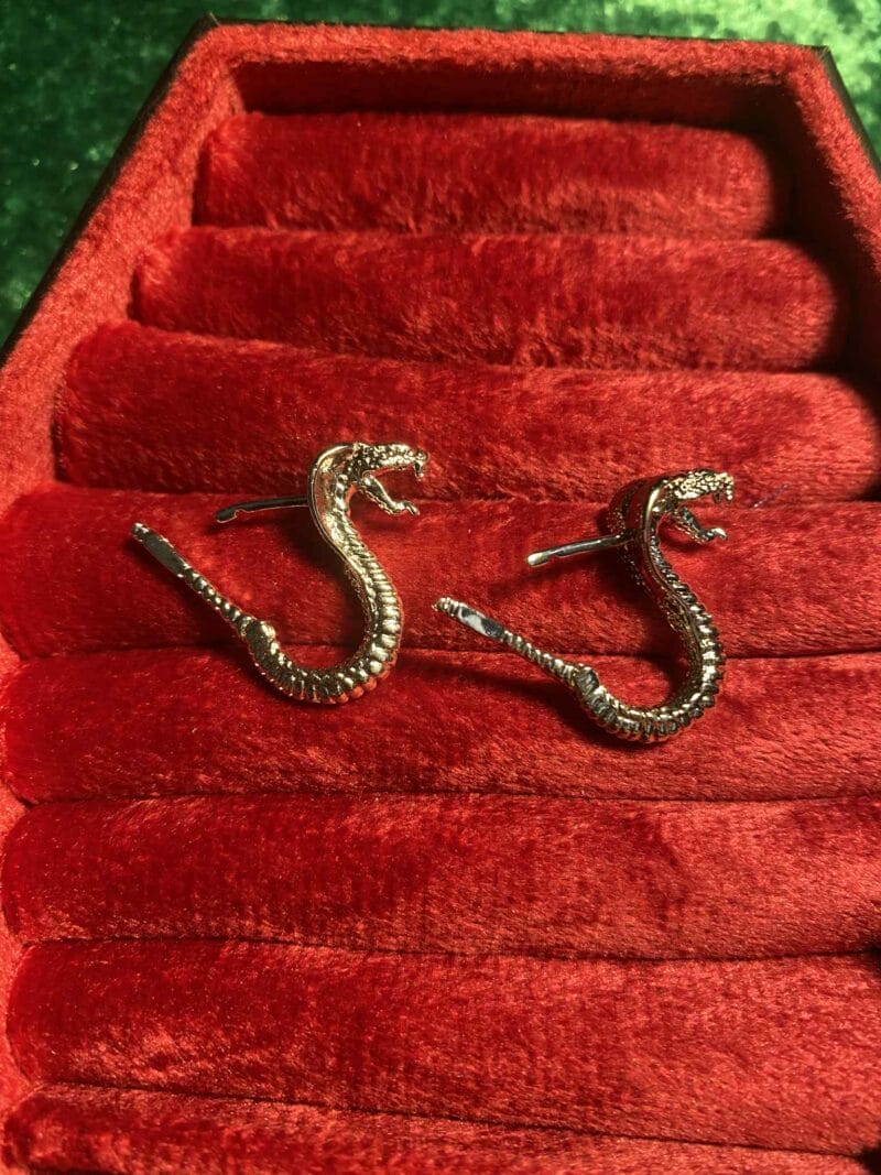 Snake earrings