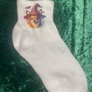 Witch chihuahua socks