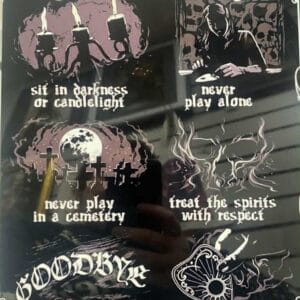 Ouija Rules Metal Sign
