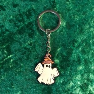 Witchy Ghost Keyring