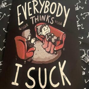 I suck sign