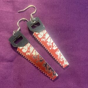 Bloody Saw Earrings