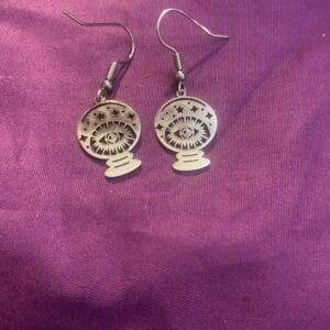 Crystal Ball Earrings