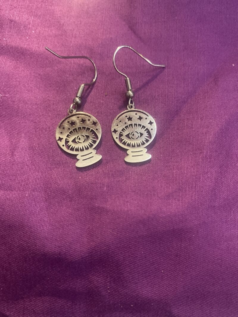 Crystal Ball Earrings