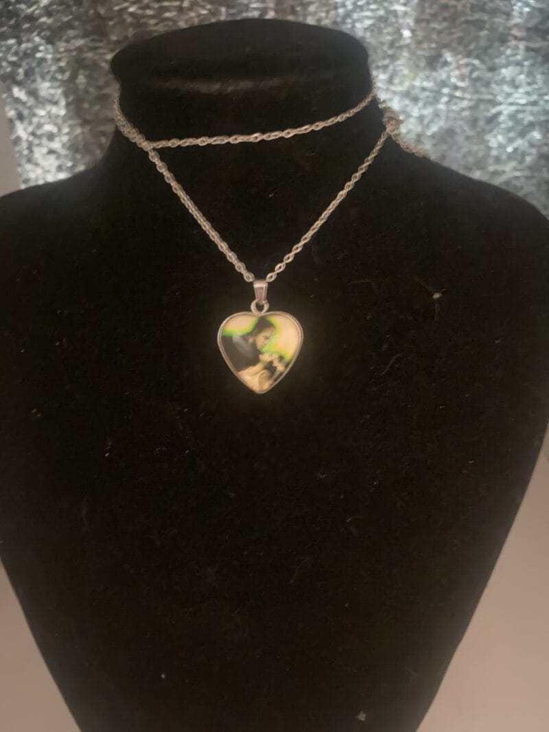 Frankenstein and his Bride Necklace