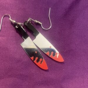 Bloody Knife Earring