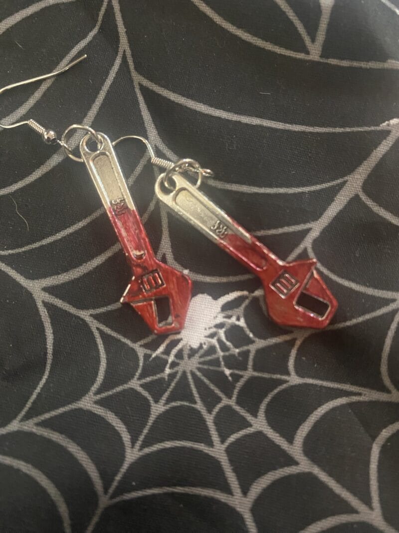 Bloody Wrench Earrings - Image 2
