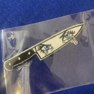 Blue Eyes Knife Patch