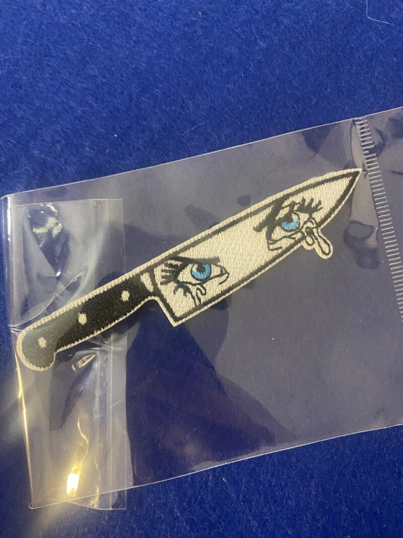 Blue Eyes Knife Patch