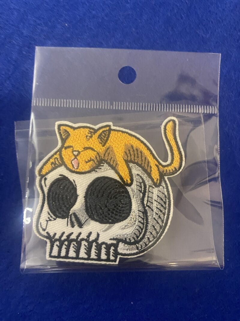 Cat on Skull Patch